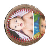 Balle De Baseball Rustic Wood 3 Photo Collage Meilleur Oncle Jamais (Devant Gauche)