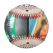 Balle De Baseball Rustique 5 ÉTOILES DAD Moderne Cool 2 Fête des pèr (Devant)