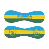 Balle De Baseball Rwanda Drapeau et blason Patriotique (Panneaux)