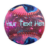 Balle De Baseball Sagesse Alien Psychédélique Scifi Art (Devant)