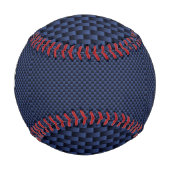 Balle De Baseball Sagittarius Zodiac Sign on Navy Carbon Fiber Print (Devant)