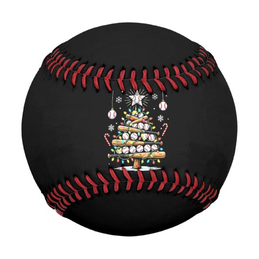 Balle De Baseball Sapin de Noël de baseball (Dos)