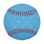 Balle De Baseball Sayagata motif, japonais, bleu et bleu bébé (Dos)
