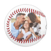 Balle De Baseball script amusant papa multi photo (Devant Gauche)