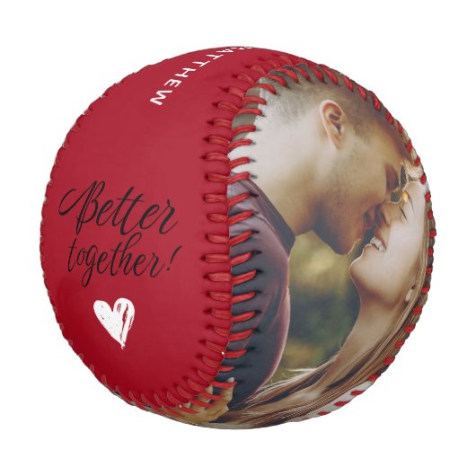 Balle De Baseball Script de photo personnalisé ensemble mieux (Angle)