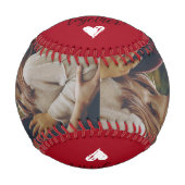Balle De Baseball Script de photo personnalisé ensemble mieux (Devant)