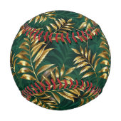 Balle De Baseball Seamless pattern with golden ferns (Dos)