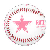 Balle De Baseball Sensibilisation au cancer du sein Votre Fondation  (Devant Gauche)