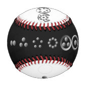 Balle De Baseball Séquence Centesimal 12chiffres Fibonacci par K Yon (Dos)