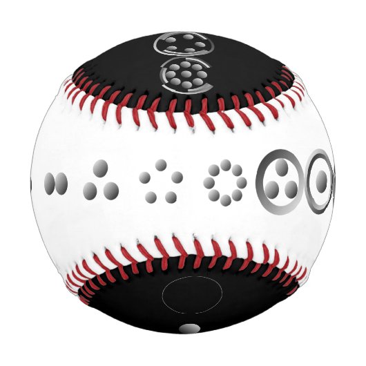 Balle De Baseball Séquence Centesimal 12chiffres Fibonacci par K Yon (Devant)