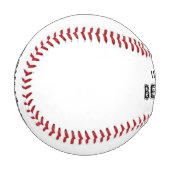 Balle De Baseball Seras-Tu Mon Témoin Nom Baseball (Devant Gauche)