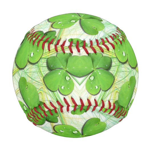 Balle De Baseball Shamrock vert St Patrick iPhone 5 Coque-Mate (Devant)