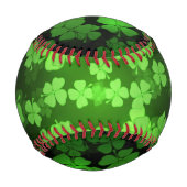 Balle De Baseball Shamrocks verts (Devant)