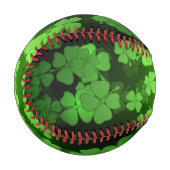 Balle De Baseball Shamrocks verts (Devant Gauche)