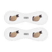 Balle De Baseball Siamese cat cartoon (Panneaux)