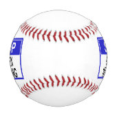 BALLE DE BASEBALL SIGNE D'ARRÊT (Devant)