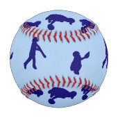 Balle De Baseball Silhouette de baseball (Dos)