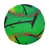 Balle De Baseball Silhouette Du Bruant Sur Le Limonène (Dos)