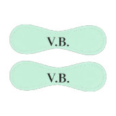 Balle De Baseball Simple couleur unie ajouter nom texte monogramme (Panneaux)