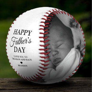 Balle De Baseball Simple Fête des pères Deux Photo Baseball