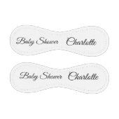 Balle De Baseball SIMPLE MINIMAL.CUTIE ADD NAME BABY baby shower Thr (Panneaux)