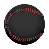 BALLE DE BASEBALL SIMPLE MODERNE MODERNE MONOGRAM ÉLÉGANT CHIC STYLE (Devant Gauche)