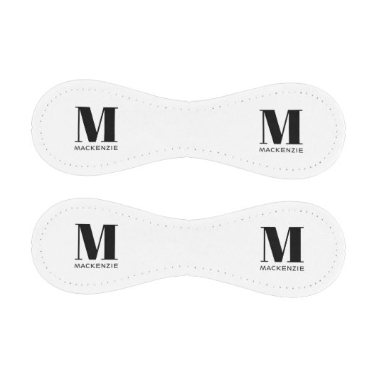 Balle De Baseball Simple Monogram Initial Name Personalized (Panneaux)