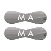 Balle De Baseball Simple monogramme ajouter votre nom lettre man min (Panneaux)
