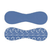 Balle De Baseball Simple Motif d'art tribal bleu (Panneaux)