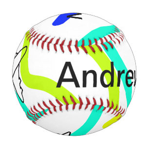 Balle De Baseball Simple voyage en avion minimal ajoutez votre nom p