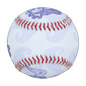 Balle De Baseball Sirène assise bleue (Dos)