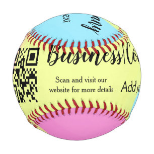 Balle De Baseball site web simple de société commerciale code-barres
