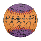 Balle De Baseball Skeletons dansants Halloween Thunder_Cove (Dos)