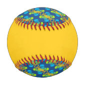 Balle De Baseball Skulls et Crossbones (Dos)