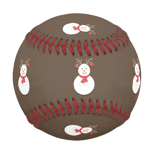 Balle De Baseball Snowman Baseball (Devant)
