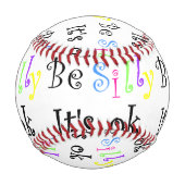 Balle De Baseball Sois bête, c'est ok-baseball (Dos)