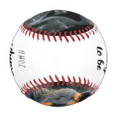 Balle De Baseball Sonogramme Grossesse Photo Papa doit être (Devant)