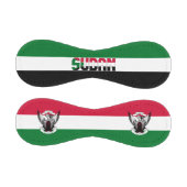 Balle De Baseball Soudan Drapeau et blason Patriotique (Panneaux)