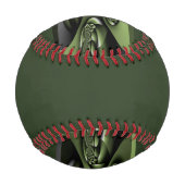Balle De Baseball Sphères miniatures de forêt verte blanche (Dos)