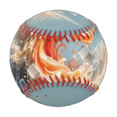 Balle De Baseball Splash tropical (Dos)