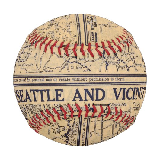 Balle De Baseball Spokane, Seattle (Devant)