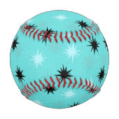 Balle De Baseball Starbursts Turquoise atomique (Dos)