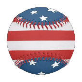 Balle De Baseball Stars et Stripes USA Baseball (Devant)