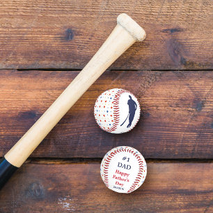 Balle De Baseball Stars Fête des pères Keepsaké Baseball