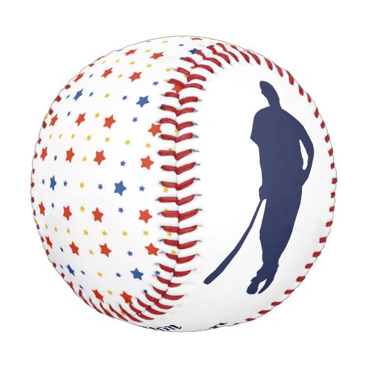 Balle De Baseball Stars MVP Keepsaké personnalisé (Angle)