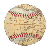 Balle De Baseball Stations De Radiodiffusion Des États-Unis (Dos)