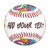 Balle De Baseball Style d'aquarelle des teintures Chameleon (Dos)