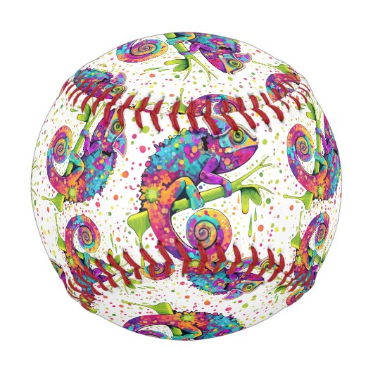 Balle De Baseball Style d'aquarelle des teintures Chameleon (Dos)