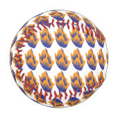 Balle De Baseball Style Décoratif, Vert Bleu Foncé, Bataille (Devant Gauche)
