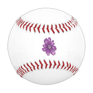 Balle De Baseball Style Fille, Aubergine Légère, Cèdre Blanchi